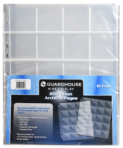 Guardhouse Shield 20 Pocket (10 pack) Polypropylene Pages