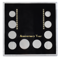 Anniversary (Small $, .50, 5 Quarters, .10, .05, .01)