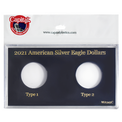 2021 American Silver Eagle Type 1 & 2