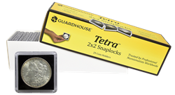 Large Dollar 2x2 Tetra Snaplock Coin Holder - 25 per pack