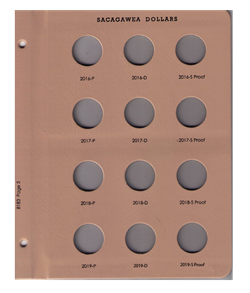 Sacagawea Dollars with proof Replacement Page 5