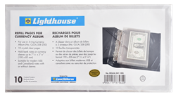 Refill Pages for Lighthouse Classic Single Pocket Currency Album - HCLCA