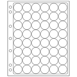 48 slots ENCAP Clear Coin Capsules Pages 24/25mm (Fits Guardhouse S, Airtite A)