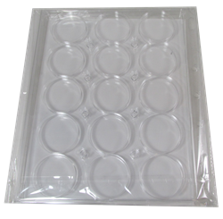 15 slots ENCAP Clear Coin Capsules Pages (Fits Guardhouse XL, Ligththouse 44/45, Airtite I)