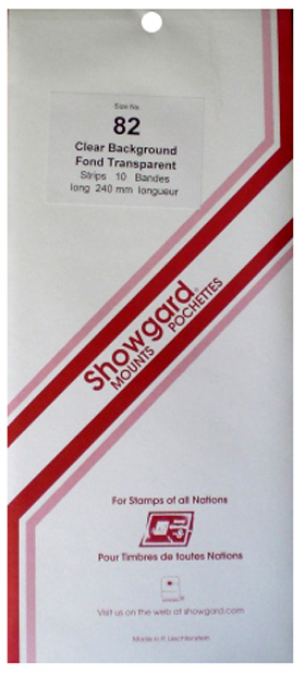 Showgard Showgard Mounts - 240mm Strips (Clear) - 82x240mm