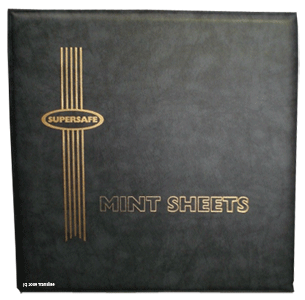 Deluxe Mint Sheet Binder Only (Black)