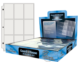 Guardhouse Shield 9 Pocket (100 pack) Polypropylene Pages