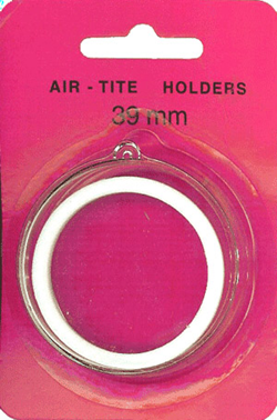 Air Tite 39mm Retail Package Holders - Holiday Ornament White Ring