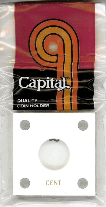 Capital Plastics 144 Coin Holder - Cent