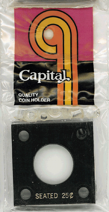 Capital Plastics 144 Coin Holder - Seated Liberty Quarter