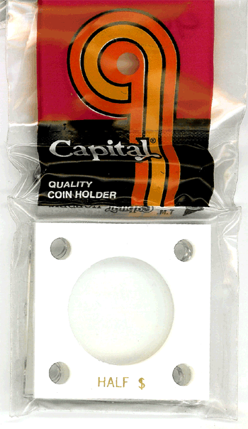 Capital Plastics 144 Coin Holder - Half Dollar