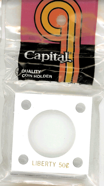 Capital Plastics 144 Coin Holder - Liberty Half Dollar