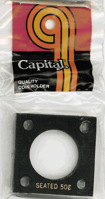 Capital Plastics 144 Coin Holder - Seated Liberty Half Dollar