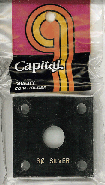 Capital Plastics 144 Coin Holder - 3c Silver