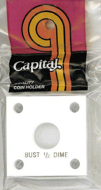 Capital Plastics 144 Coin Holder - Bust 1/2 Dime