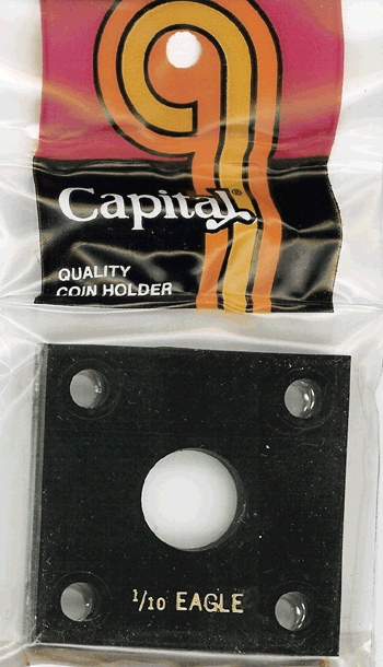 Capital Plastics 144 Coin Holder - 1/10 oz. Gold Eagle