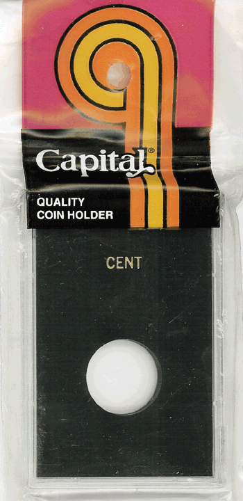 Capital Plastics Caps Coin Holder - Cent