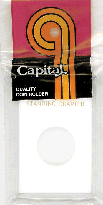 Capital Plastics Caps Coin Holder - Standing Liberty Quarter