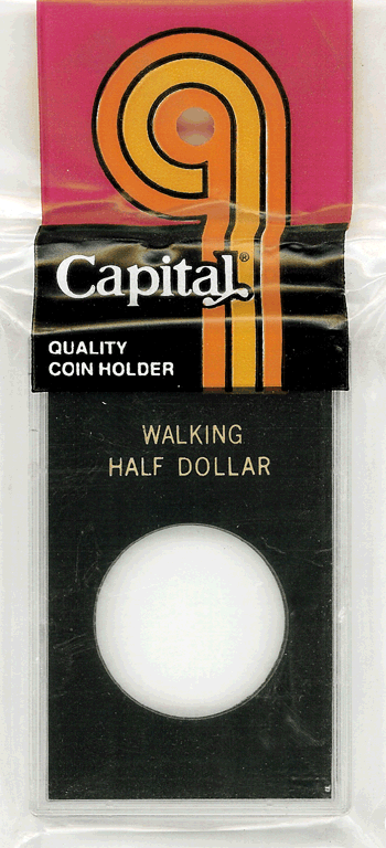 Capital Plastics Caps Coin Holder - Walking Half Dollar