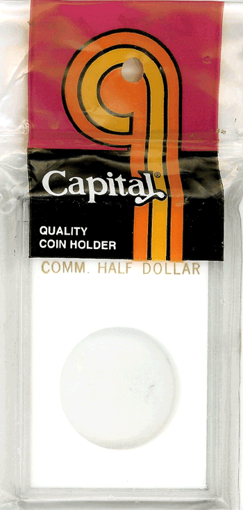 Capital Plastics Caps Coin Holder - Comm Half Dollar