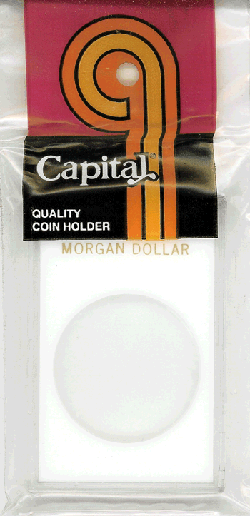 Capital Plastics Caps Coin Holder - Morgan $