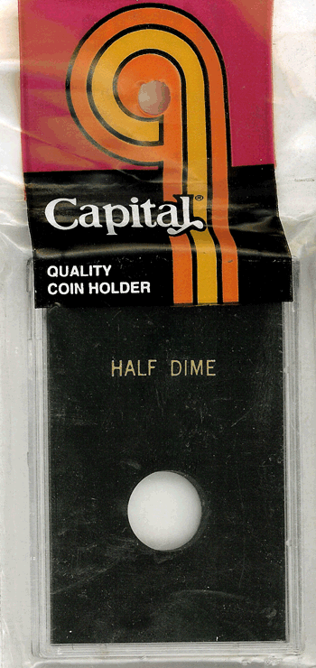 Capital Plastics Caps Coin Holder - Half Dime