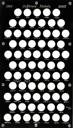 U.S. Jefferson Nickels 1965-1989 S. Pr.