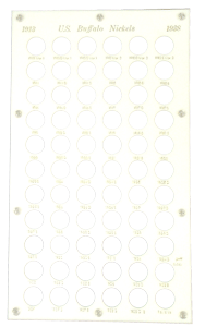 U.S. Buffalo Nickels 1913-1938D/S (Reverse)