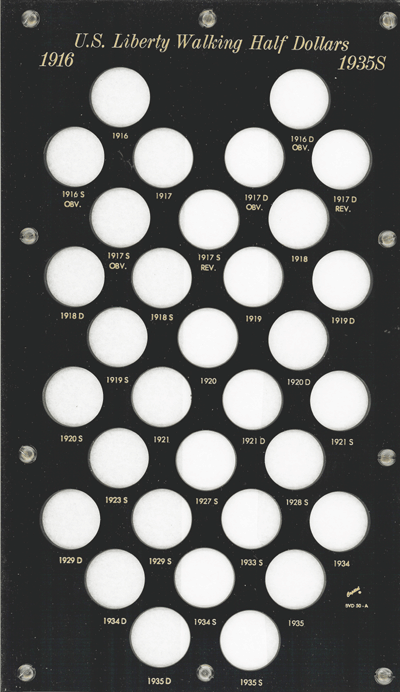 U.S. Liberty Walking Half $ 1916-1935