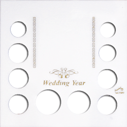 Wedding Year (Small $, .50, 5 Quarters, .10, .05, .01)