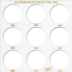 U.S. Silver Eagle Year Set 2004-2012