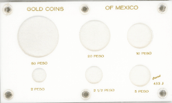 Gold Coins of Mexico (50, 20, 10, 5, 2.5, 2 Peso)