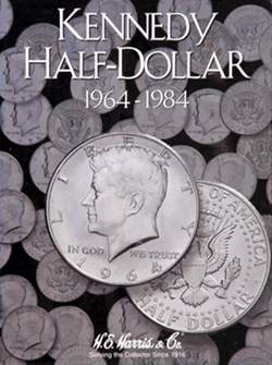 Kennedy Half Dollar Folder #1 1964-1984