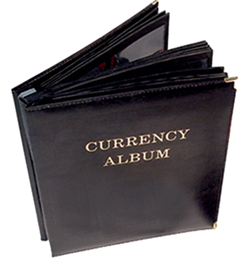 HE Harris Deluxe Currency Album  - Large Notes