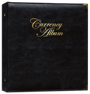 Whitman Premium Currency Album - Modern Notes - Clear View