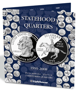 Lighthouse Statehood & DC/Territories Quarter Folder