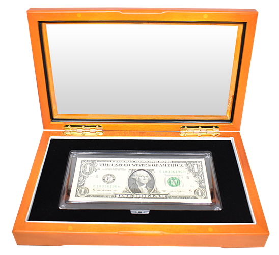 Guardhouse Glass-top Box for Modern Currency Holder