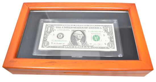 Guardhouse Glass-top Box for Modern Currency Holder