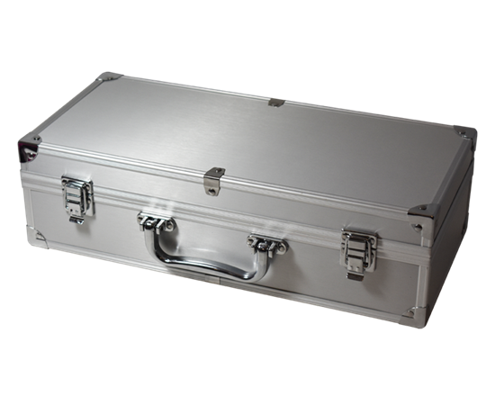 50 Slab Aluminum Box with Handle and Footers