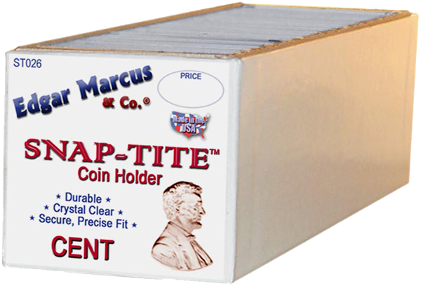 Edgar Marcus 2x2 Snap-Tite Cent - 25 per box