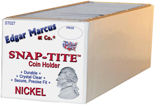 Edgar Marcus 2x2 Snap-Tite Nickel - 25 per box