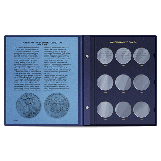 US Silver Eagle Album 1986-2021