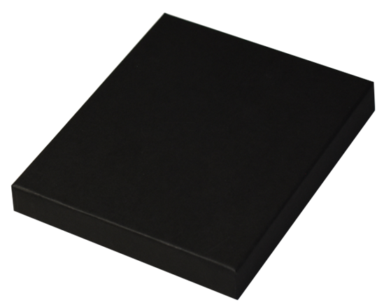 One Slab Black Chipboard Certified Coin Gift Box