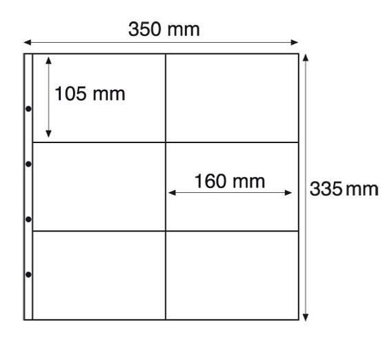 Maximum Pages, Plastic Pockets for New Post Cards - MAX2S