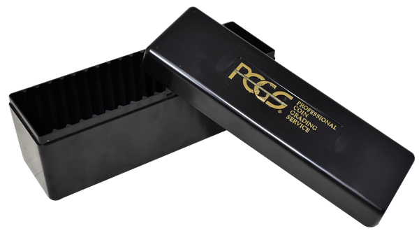 Black Official PCGS 20 Slab Box