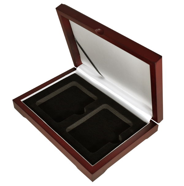 Universal Wood Display Box - 2 Slabs