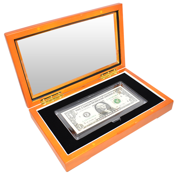 Guardhouse Glass-top Box for Modern Currency Holder