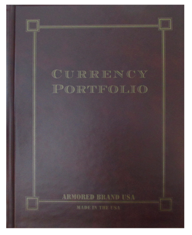 Currency Portfolio- Burgundy