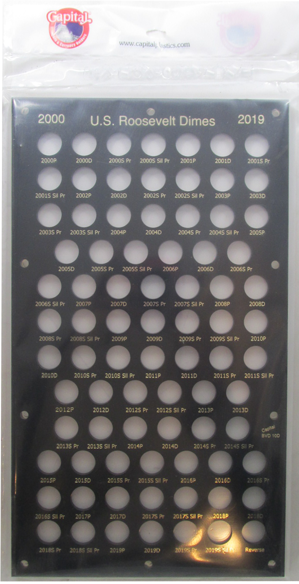 U.S. Roosevelt Dimes 2000-2019