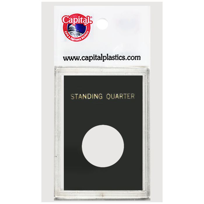 Capital Plastics Caps Coin Holder - Standing Liberty Quarter